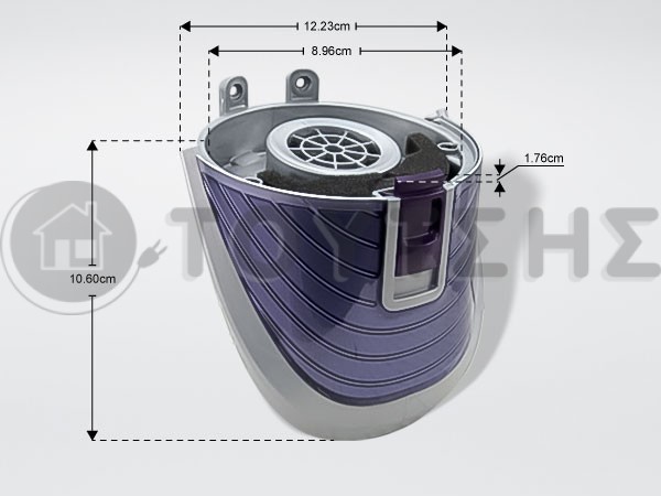 ΓΝΗΣΙΟ ΜΟΤΕΡ ΣΚΟΥΠΑΣ ROWENTA X-FORCE FLEX SS-2230002439 image