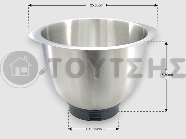 ΓΝΗΣΙΟΣ ΚΑΔΟΣ INOX ΚΟΥΖΙΝΟΜΗΧΑΝΗΣ MOULINEX MS-652939 image