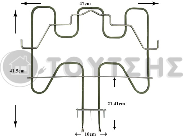 ΑΝΤΙΣΤΑΣΗ ΚΟΥΖΙΝΑΣ ΑΕG ZANUSSI ELECTROLUX ΑΝΩ ΜΕΡΟΣ 1900W 5612405315 image