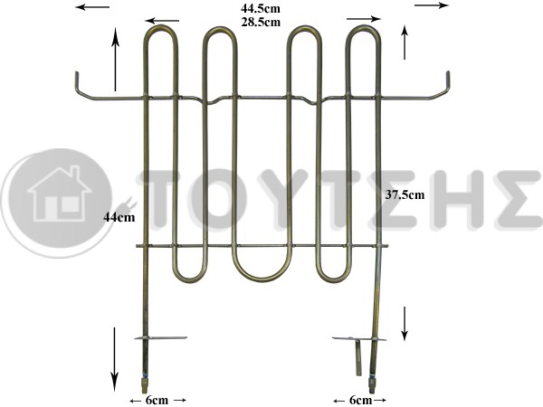 ΑΝΤΙΣΤΑΣΗ ΚΟΥΖΙΝΑΣ ARISTON INDESIT ΑΝΩ 2700W C00140135 image