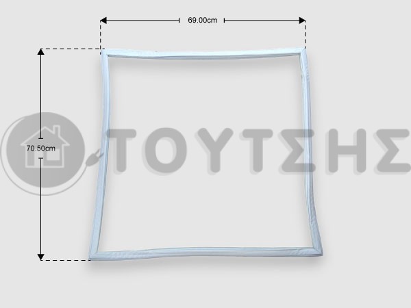 ΛΑΣΤΙΧΟ ΠΟΡΤΑΣ ΚΑΤΑΨΥΞΗΣ ΨΥΓΕΙΟΥ ΛΕΥΚΟ SIEMENS BOSCH 246099 image