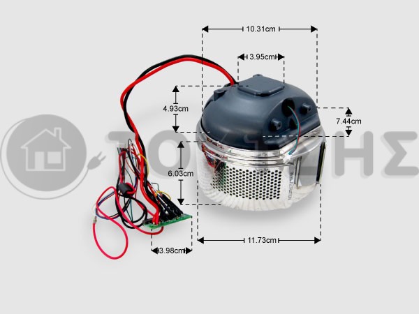 ΓΝΗΣΙΟ ΜΟΤΕΡ ΣΚΟΥΠΑΣ ROWENTA X-FORCE FLEX SS-2230002503 image