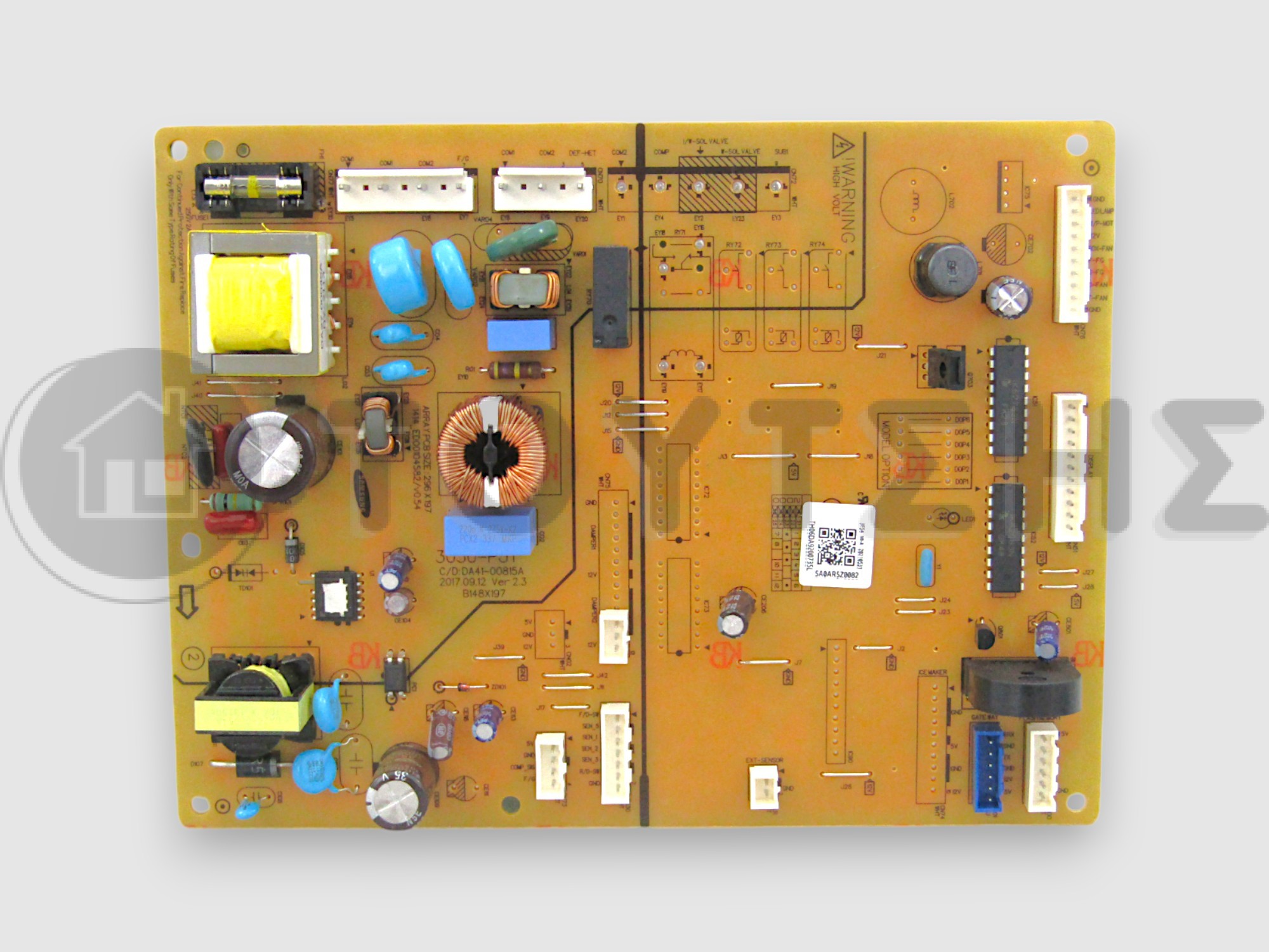 ΓΝΗΣΙΑ ΠΛΑΚΕΤΑ MAIN ΚΕΝΤΡΙΚΗ  ΨΥΓΕΙΟΥ SAMSUNG DA92-00735L image