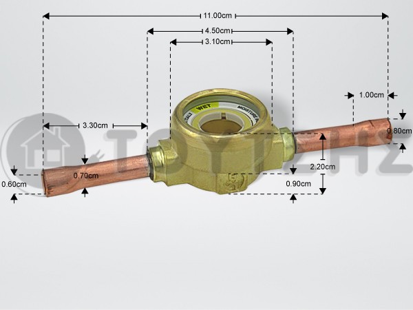 ΔΕΙΚΤΗΣ ΡΟΗΣ KASTEL ΚΟΛΛΗΤΟΣ 1/4'-6ΜΜ image